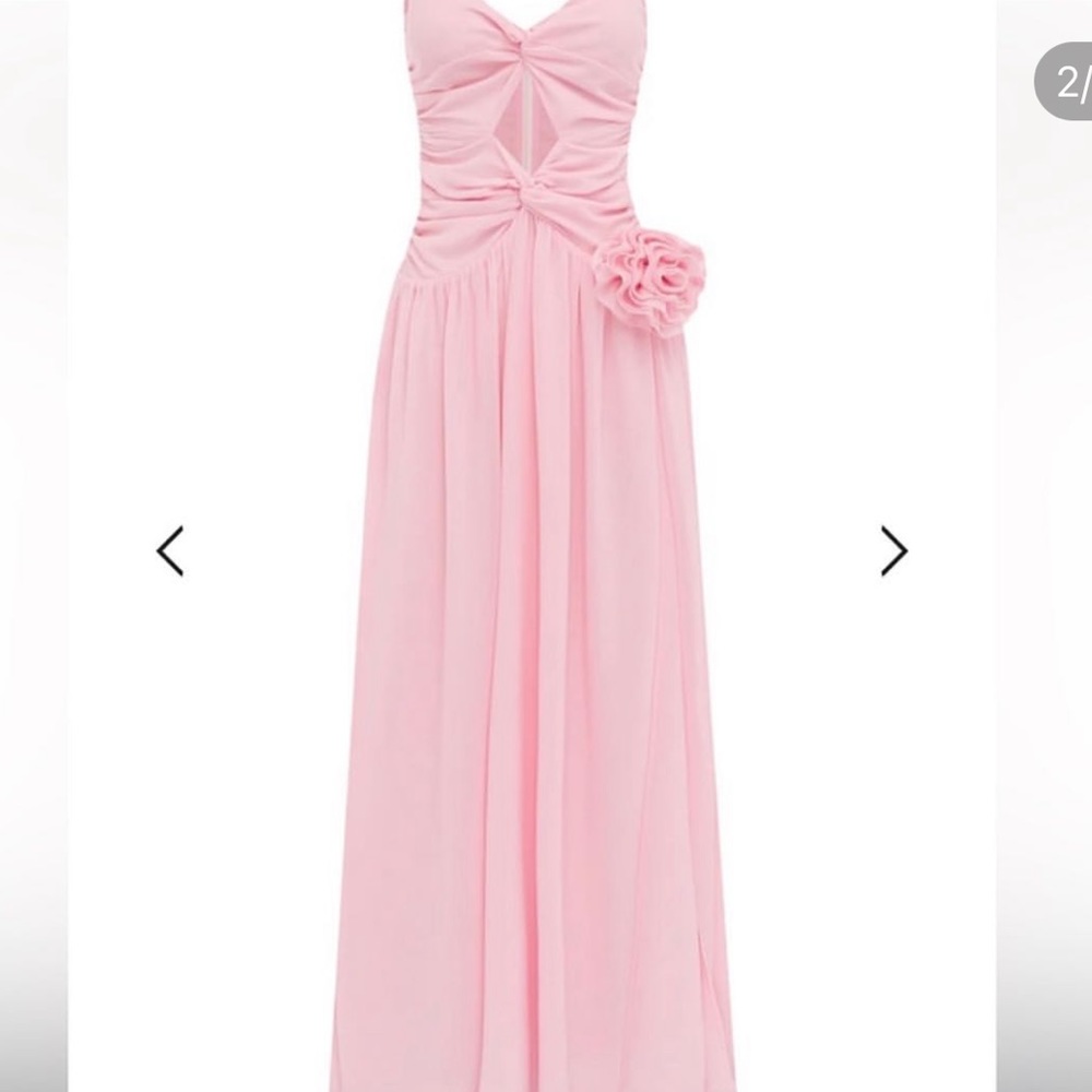 Runway the label rosette gown